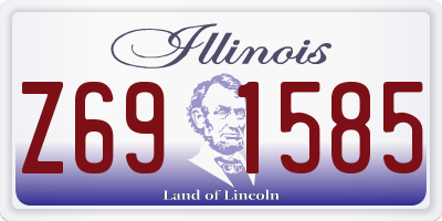 IL license plate Z691585