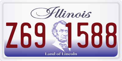 IL license plate Z691588