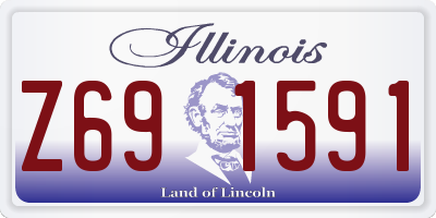 IL license plate Z691591