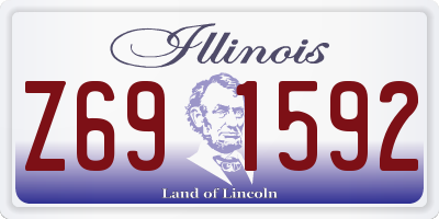 IL license plate Z691592