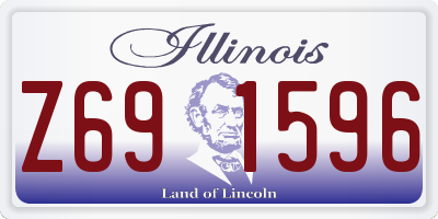 IL license plate Z691596