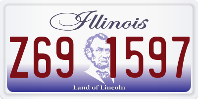 IL license plate Z691597