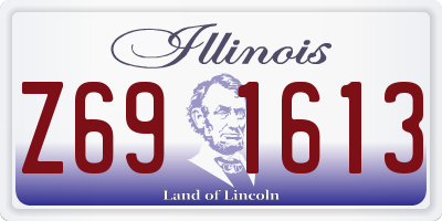 IL license plate Z691613