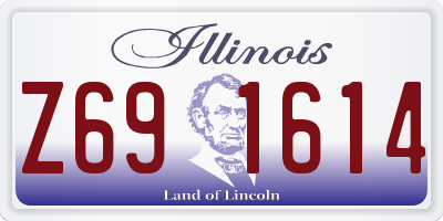 IL license plate Z691614