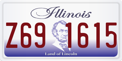 IL license plate Z691615