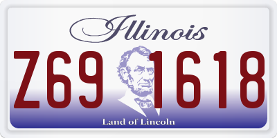 IL license plate Z691618