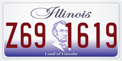 IL license plate Z691619