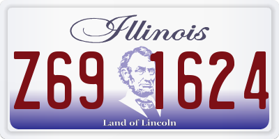 IL license plate Z691624