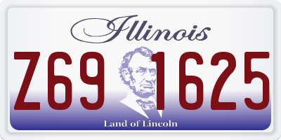IL license plate Z691625