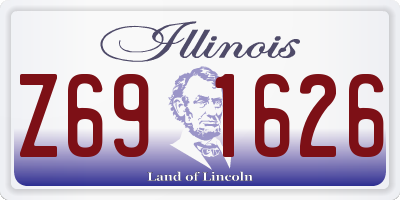 IL license plate Z691626