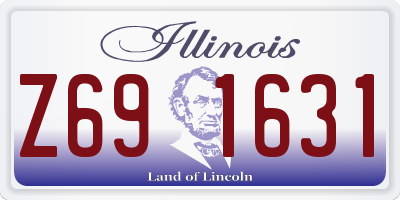 IL license plate Z691631