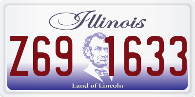 IL license plate Z691633