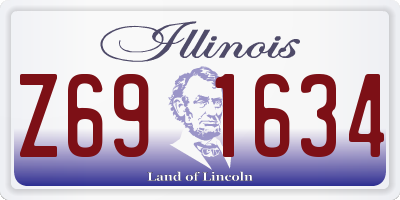 IL license plate Z691634