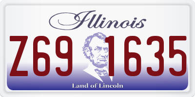 IL license plate Z691635