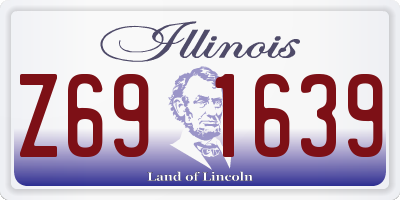 IL license plate Z691639