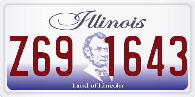 IL license plate Z691643