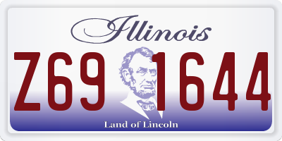 IL license plate Z691644