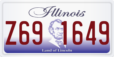 IL license plate Z691649