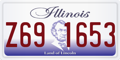 IL license plate Z691653