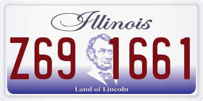 IL license plate Z691661