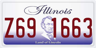 IL license plate Z691663