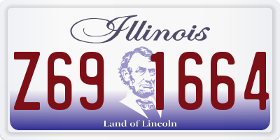 IL license plate Z691664