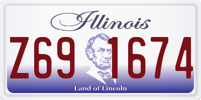 IL license plate Z691674