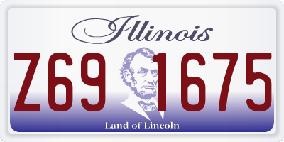 IL license plate Z691675