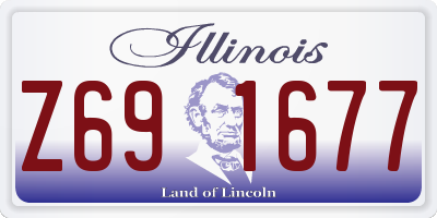 IL license plate Z691677