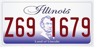 IL license plate Z691679