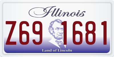IL license plate Z691681