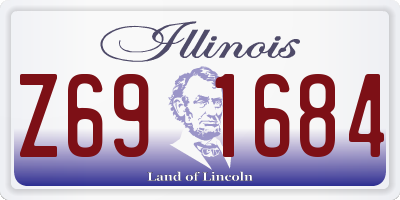 IL license plate Z691684