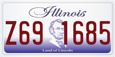 IL license plate Z691685