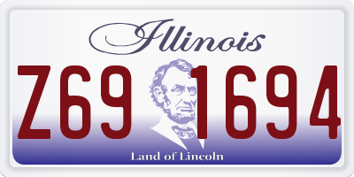 IL license plate Z691694