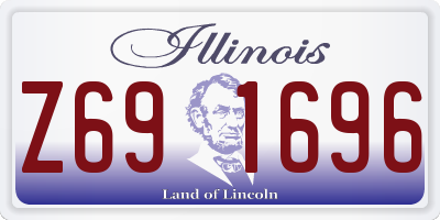 IL license plate Z691696