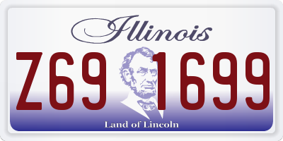 IL license plate Z691699