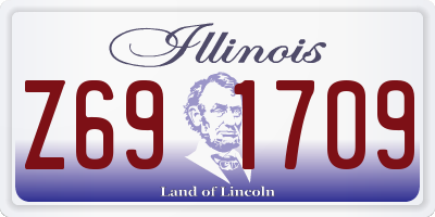 IL license plate Z691709
