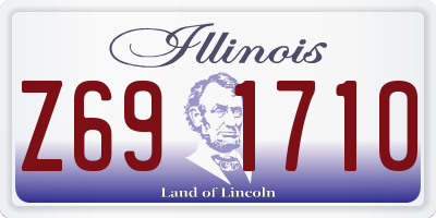 IL license plate Z691710