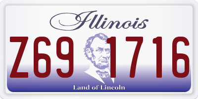 IL license plate Z691716