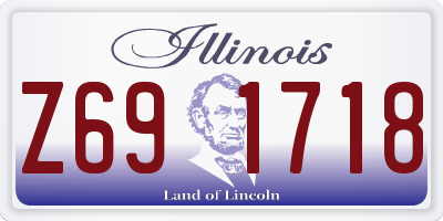 IL license plate Z691718