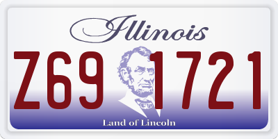 IL license plate Z691721