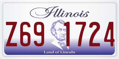 IL license plate Z691724