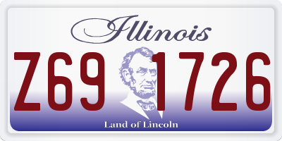IL license plate Z691726
