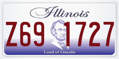 IL license plate Z691727