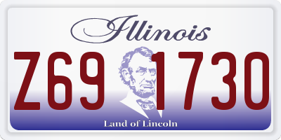 IL license plate Z691730