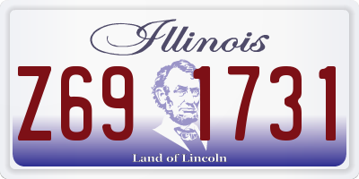 IL license plate Z691731