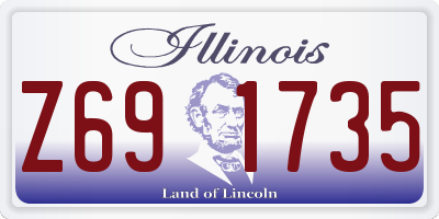 IL license plate Z691735