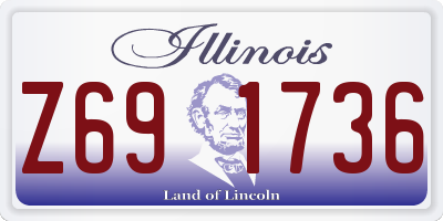 IL license plate Z691736