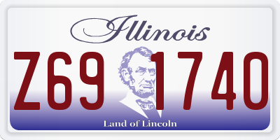 IL license plate Z691740