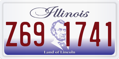 IL license plate Z691741